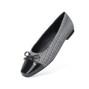 Giày Búp Bê Biti's Nữ Màu Đen BBW004088DEN